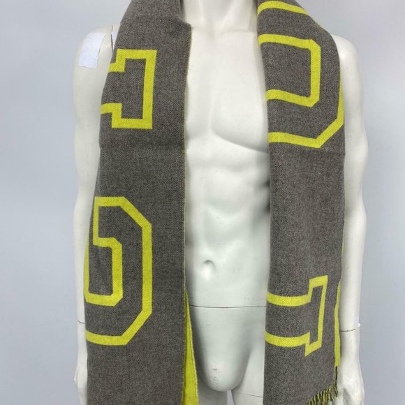 New Louis Vuitton Wool Cashmere Fluo City Scarf - Picture 11 of 11